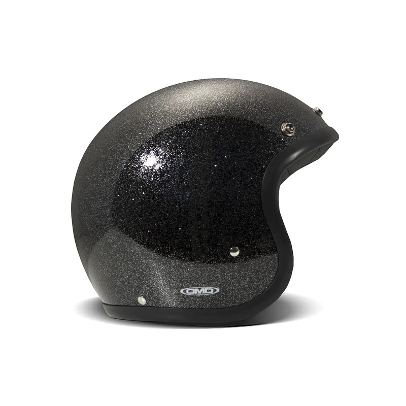 DMD Retro Metallic Avoin moottoripyöräilykypärä