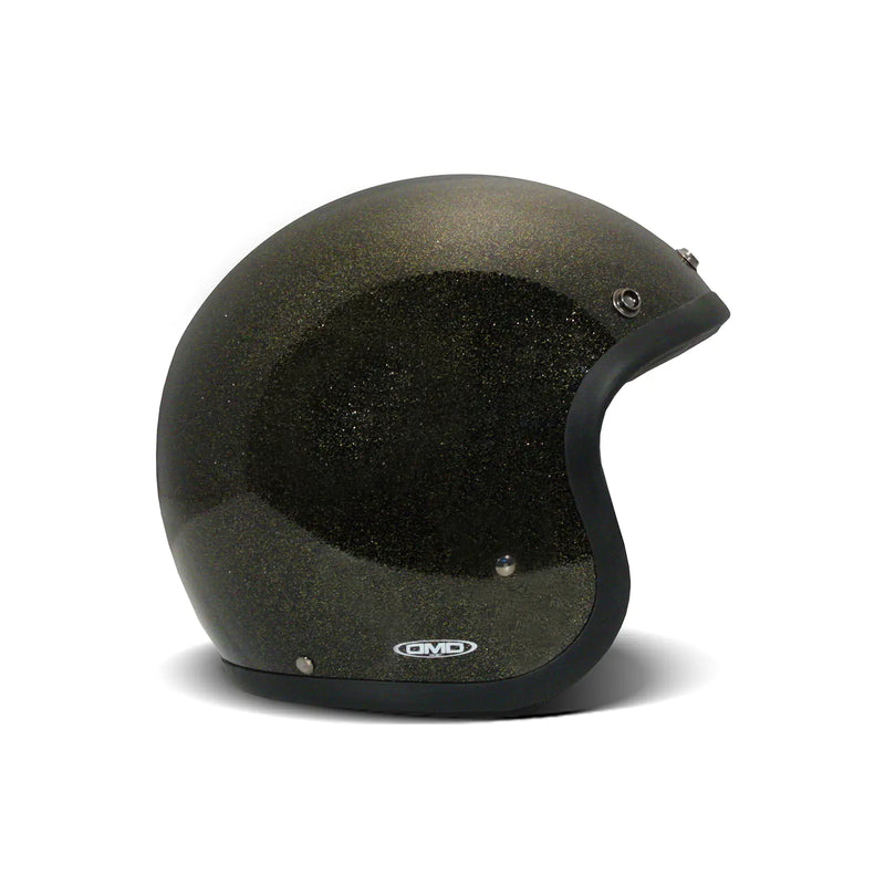 DMD Retro Metallic Avoin moottoripyöräilykypärä