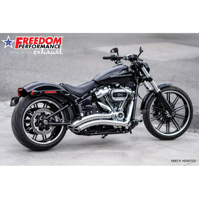 Freedom Performance Sharp Curve Radius Slash Cut pakoputki Harleyyn