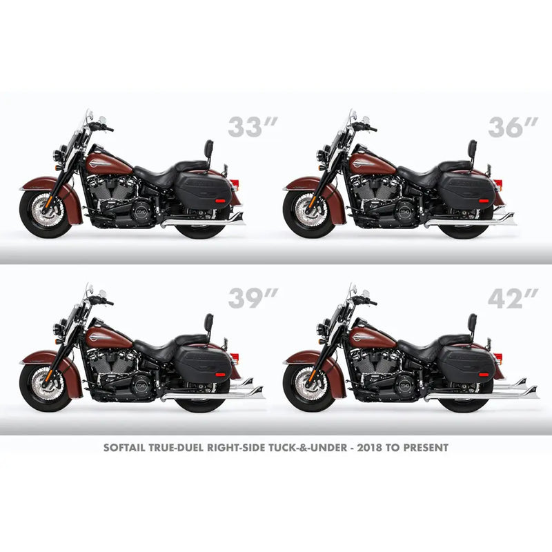 Freedom Performance Sharktail True Duals pakoputki Harleylle