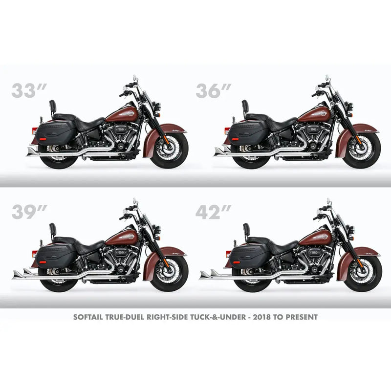 Freedom Performance Sharktail True Duals pakoputki Harleylle