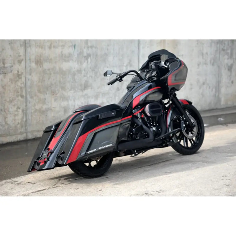 Tommy & Sons Magnus 7" venytetty satulalaukun runko Harleylle