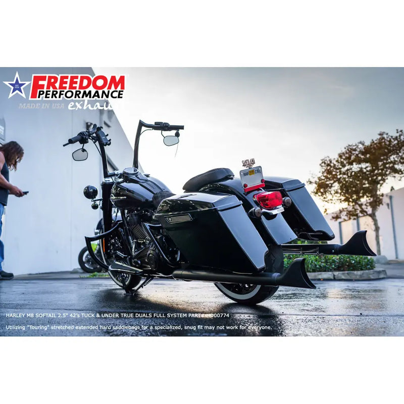 Freedom Performance Sharktail True Duals pakoputki Harleylle