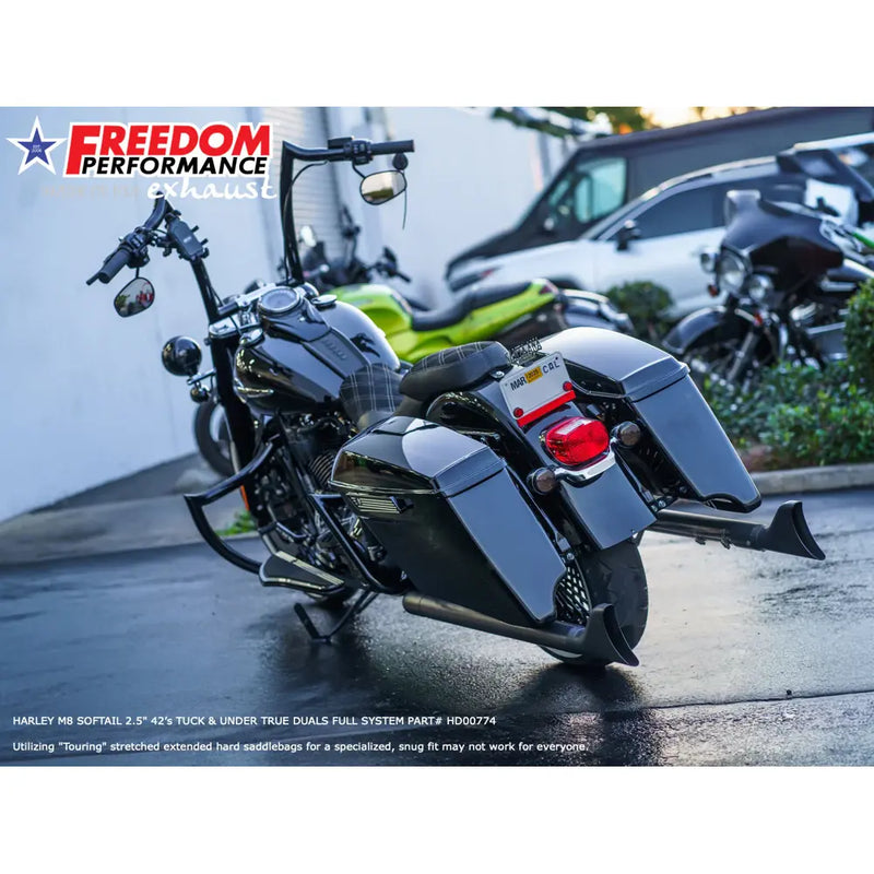 Freedom Performance Sharktail True Duals pakoputki Harleylle