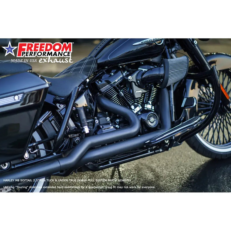 Freedom Performance Sharktail True Duals pakoputki Harleylle