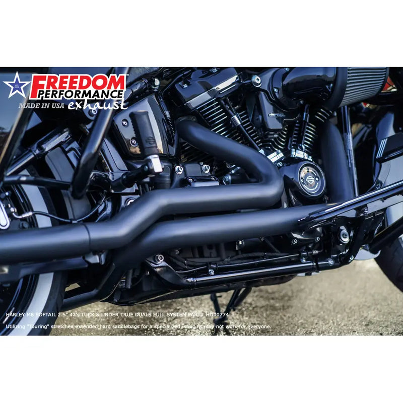 Freedom Performance Sharktail True Duals pakoputki Harleylle