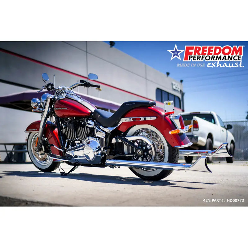 Freedom Performance Sharktail True Duals pakoputki Harleylle