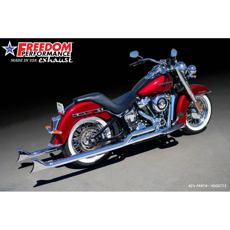 Freedom Performance Sharktail True Duals pakoputki Harleylle