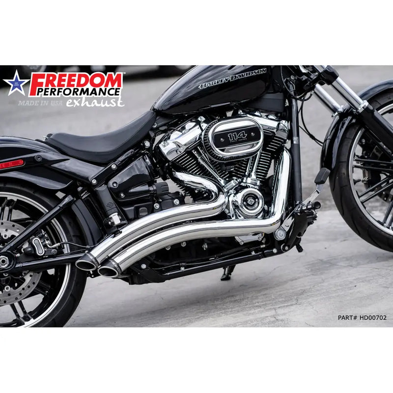 Freedom Performance Sharp Curve Radius Slash Cut pakoputki Harleyyn