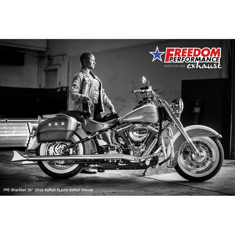 Freedom Performance Sharktail True Duals pakoputki Harleylle