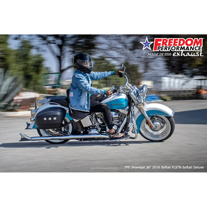 Freedom Performance Sharktail True Duals pakoputki Harleylle