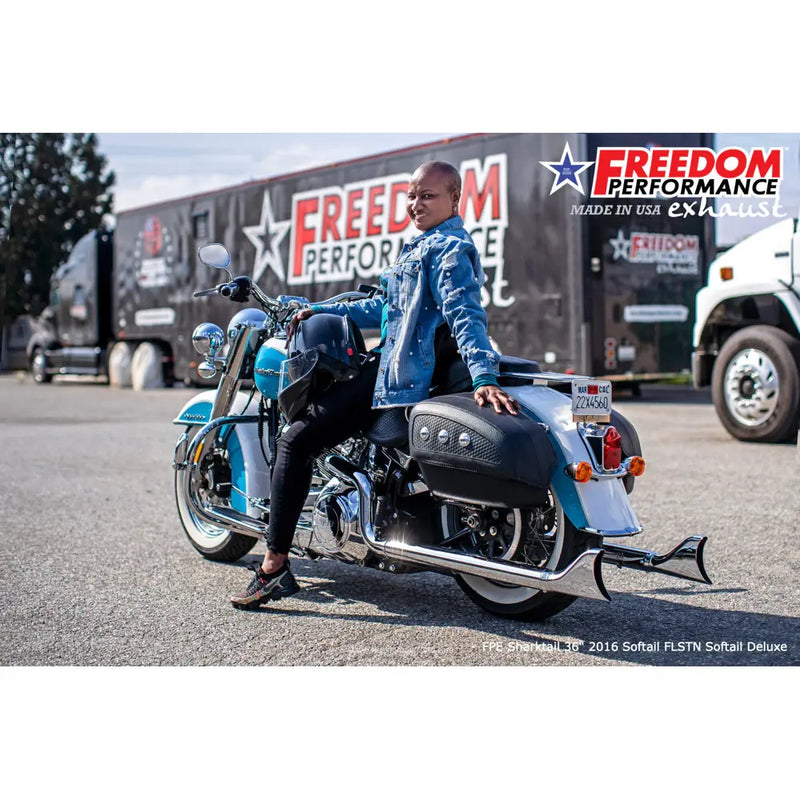 Freedom Performance Sharktail True Duals pakoputki Harleylle