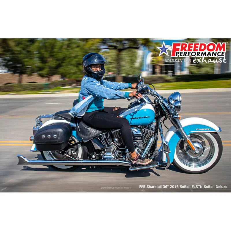 Freedom Performance Sharktail True Duals pakoputki Harleylle