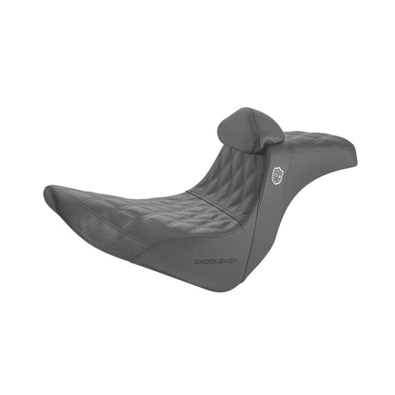 Saddlemen Pro SDC Performance Gripper Lattice Stitch -istuin Harleylle Pro SDC Performance Gripper Lattice Stitch -istuin Harleyyn