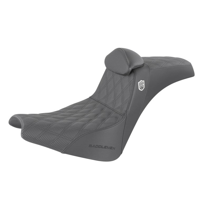 Saddlemen Pro SDC Performance Gripper Lattice Stitch -istuin Harleylle Pro SDC Performance Gripper Lattice Stitch -istuin Harleyyn