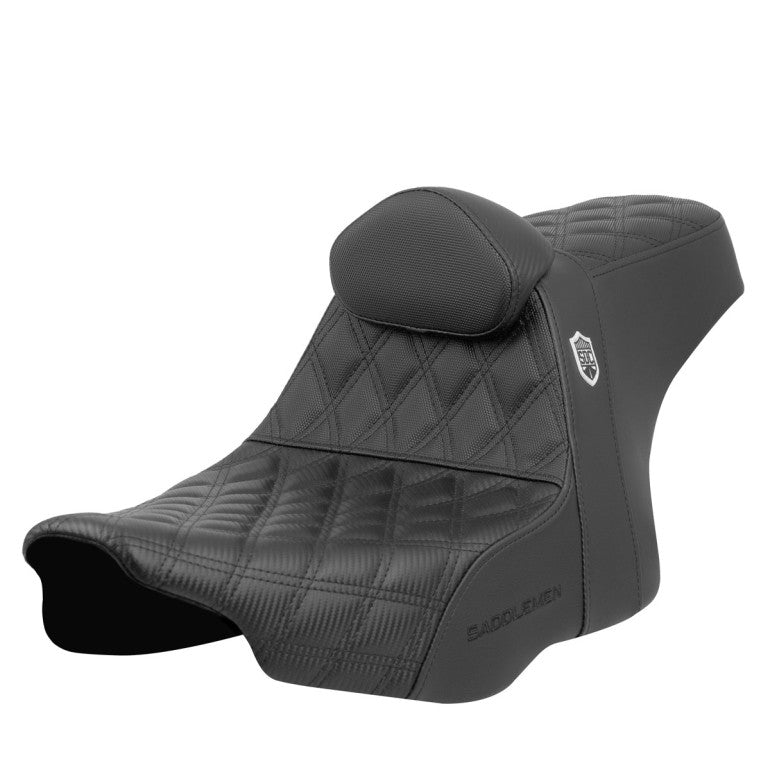 Saddlemen Pro SDC Performance Gripper Lattice Stitch -istuin Harleylle Pro SDC Performance Gripper Lattice Stitch -istuin Harleyyn