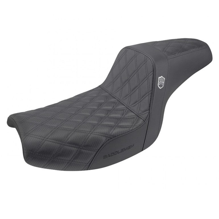 Saddlemen Pro SDC Performance Gripper Lattice Stitch -istuin Harleylle Pro SDC Performance Gripper Lattice Stitch -istuin Harleyyn