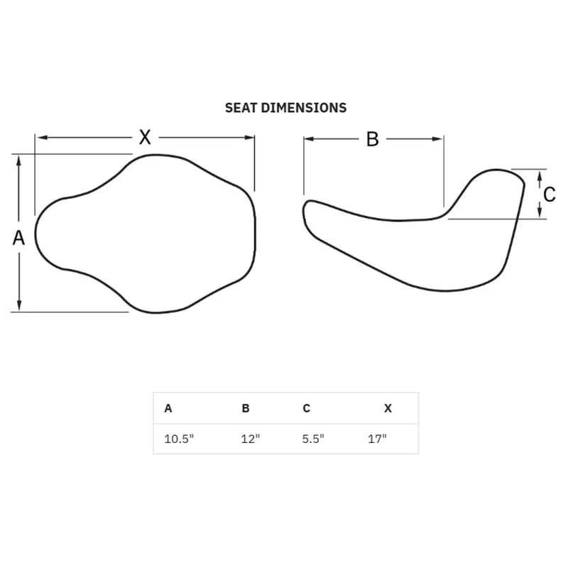 Saddlemen Knuckle Renegade Solo istuin varten Indian