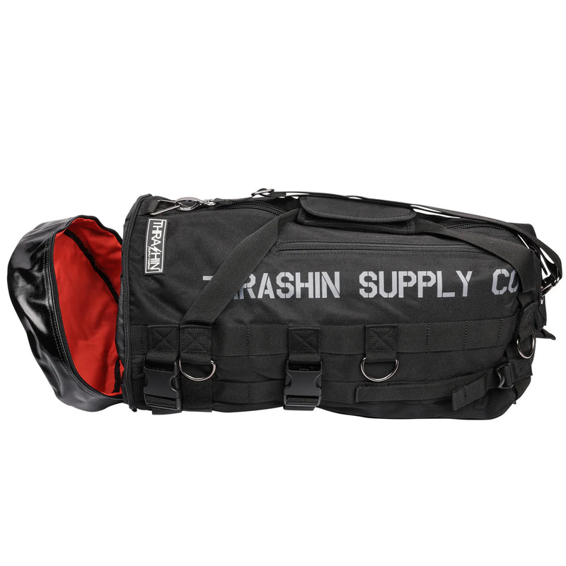 Thrashin Supply Mission moottoripyörän matkalaukku