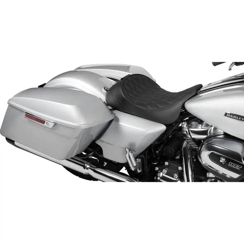 Drag Specialties Selkänojallinen yksipaikkainen istuin Harleylle 