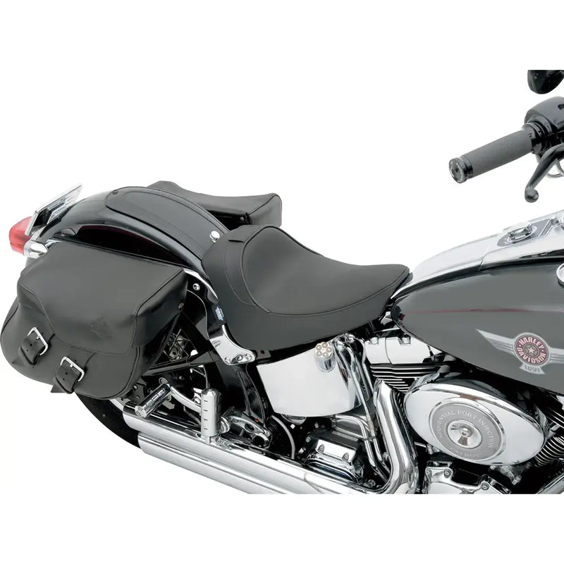 Drag Specialties Selkänojallinen yksipaikkainen istuin Harleylle 