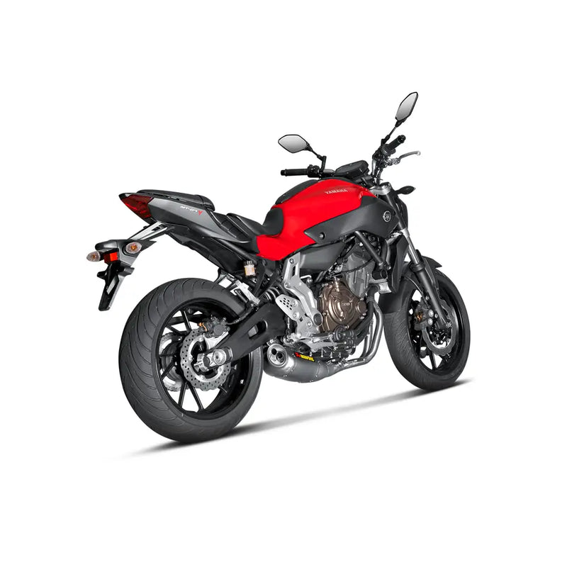 Akrapovic Racing Line Exhaust System for Yamaha 14-16 MT-07 (2-into-1 header with full titanium muffler) (Read note) (S-Y7R1-HAFT)  - Customhoj