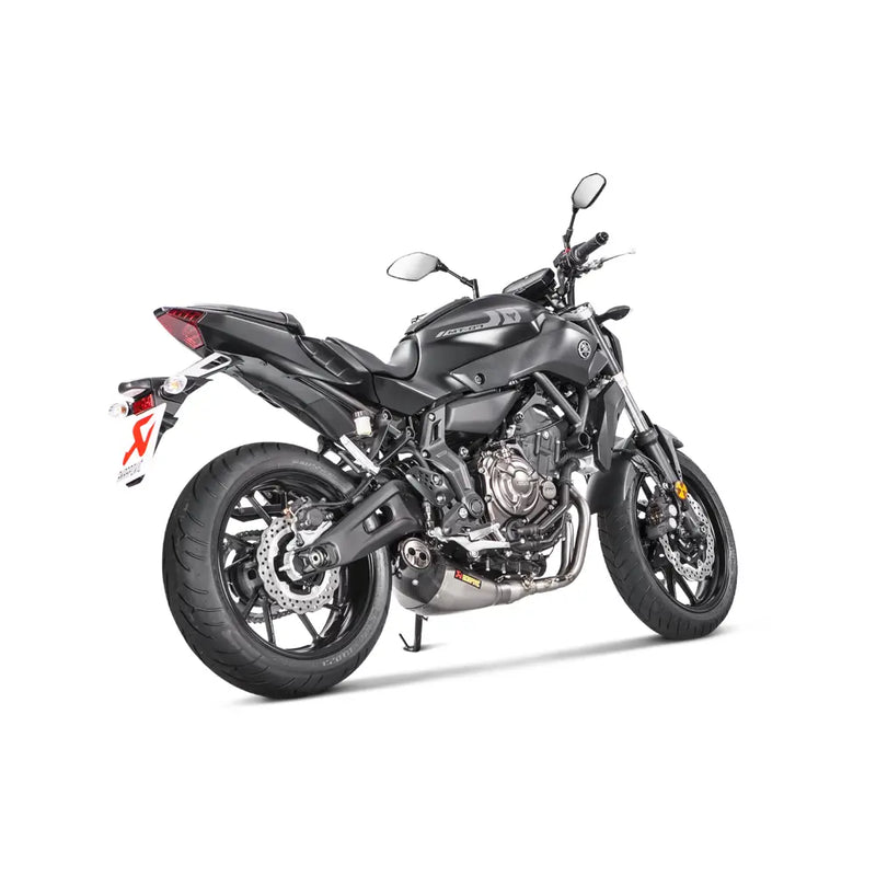 Akrapovic Racing Line Exhaust System for Yamaha 14-20 MT-07 (2-into-1 header with titanium muffler / carbon end cap) (Read note) (S-Y7R5-HEGEH)  - Customhoj