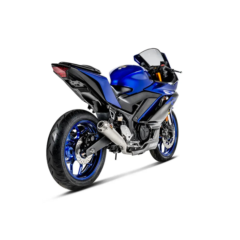 Akrapovic Racing Line Exhaust System for Yamaha 16-19 MT-03 (2-into-1 header with full stainless muffler) (Race only) (S-Y2R1-CUBSS)  - Customhoj