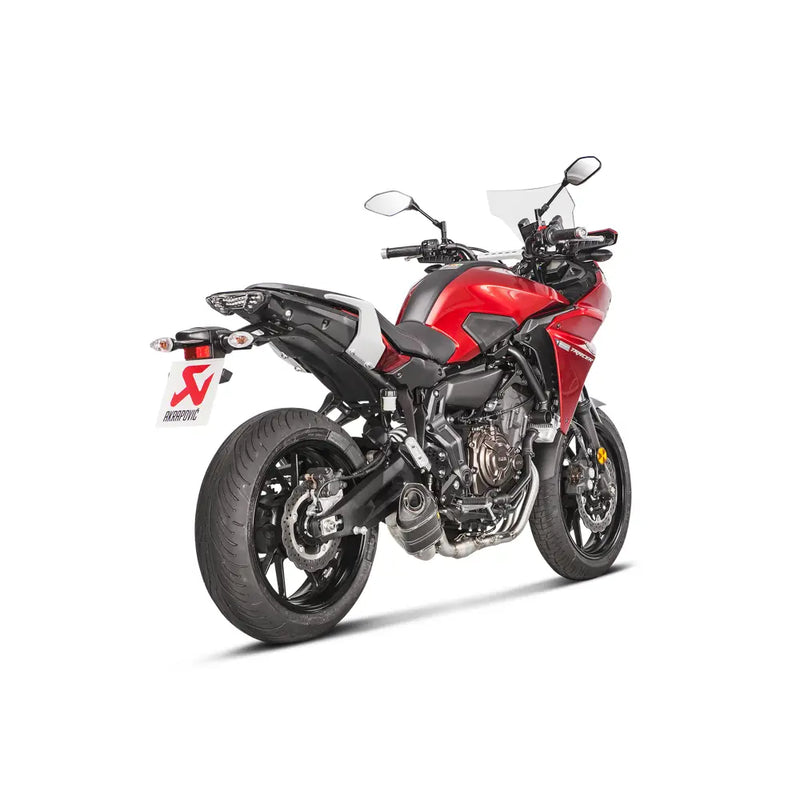 Akrapovic Racing Line Exhaust System for Yamaha 16-24 Tracer 7 / 700 / GT (2-into-1 header with full carbon muffler) (Race only) (S-Y7R2-AFC)  - Customhoj