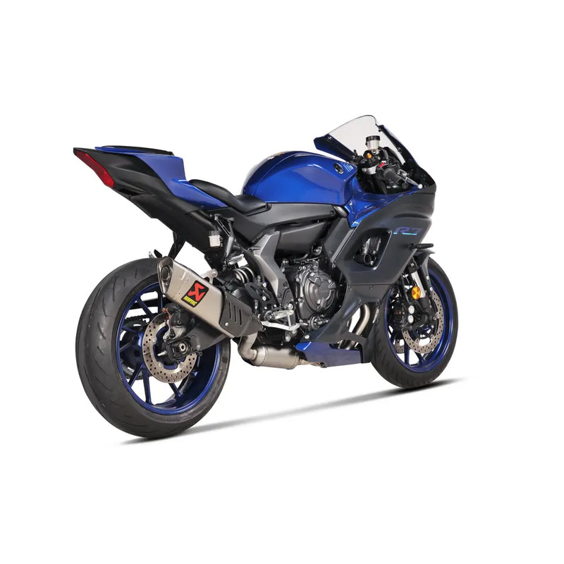 Akrapovic Racing Line Exhaust System for Yamaha 21-25 YZF-R7 (4-into-1 header with full titanium muffler) (Race only) (S-Y7R12-APT)  - Customhoj