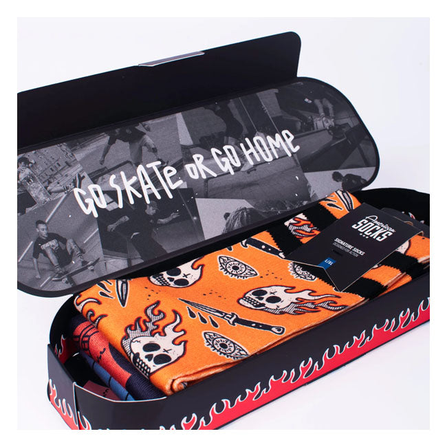 American Socks Skateboard Gift Box Signature Socks  - Customhoj