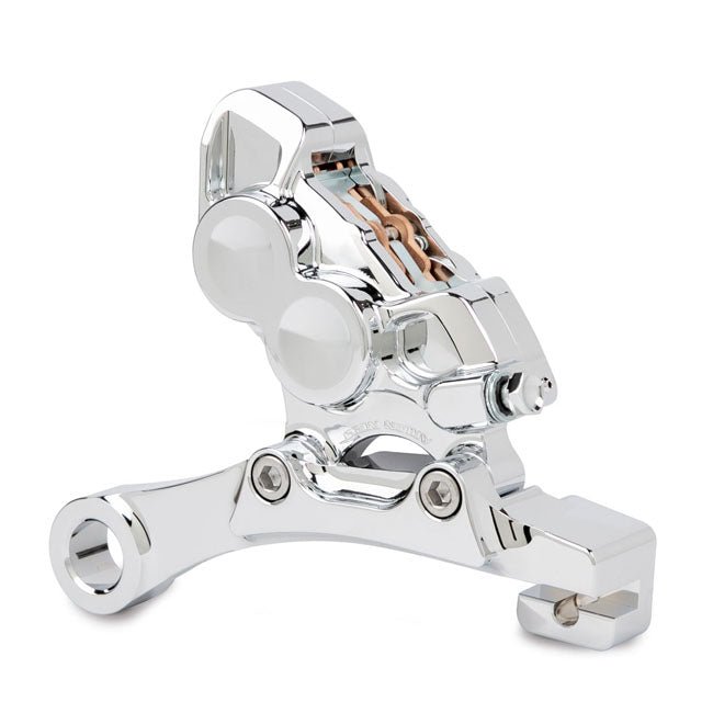 Arlen Ness 4-piston Rear Brake Caliper for Harley 08-23 Touring / Chrome