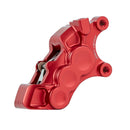 Arlen Ness 6-piston 11.8" Front Brake Caliper for Harley 06-17 FLST Softail / Front Left / Red