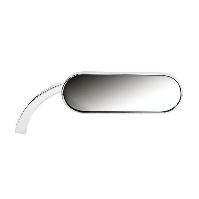 Arlen Ness Mini Oval Motorcycle Mirror Chrome / Right