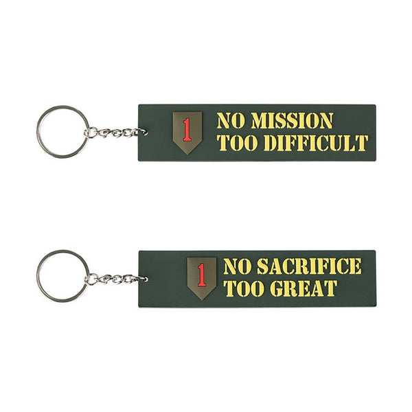 Army Surplus No Mission / Sacrifice Keychain