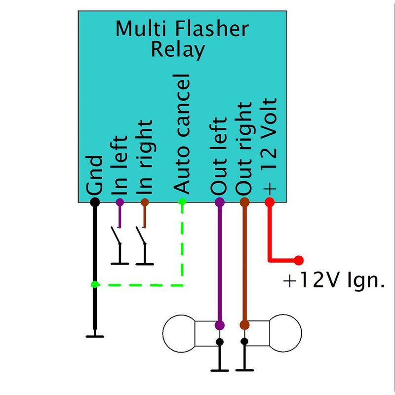 Axel Joost Elektronik Multi Flasher Relay