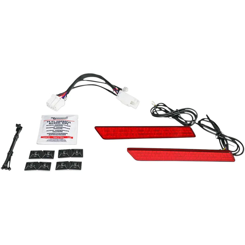 Custom Dynamics Kaksitehoiset satulalaukun salvat LED-valot Harley-moottoripyörille