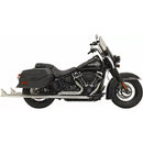 Bassani Fishtail True Dual Exhaust System for Harley 18-24 Softail Deluxe / Heritage Classic / Chrome / 36"  - Customhoj