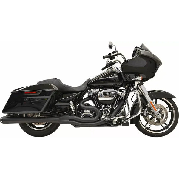 Bassani Road Rage B4 2-into-1 Exhaust System for Harley 17-24 Touring / Black Megaphone  - Customhoj