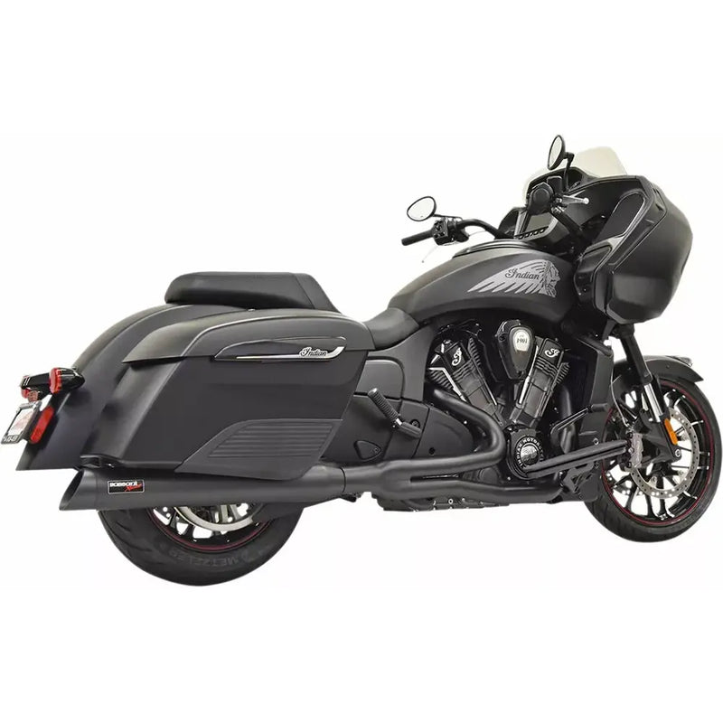 Bassani Road Rage Megaphone 2-into-1 Exhaust System for Indian 20-24 Challenger / Pursuit / Long  - Customhoj