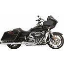 Bassani Road Rage Straight Can 2-into-1 Exhaust System for Harley 17-24 Touring / Chrome  - Customhoj