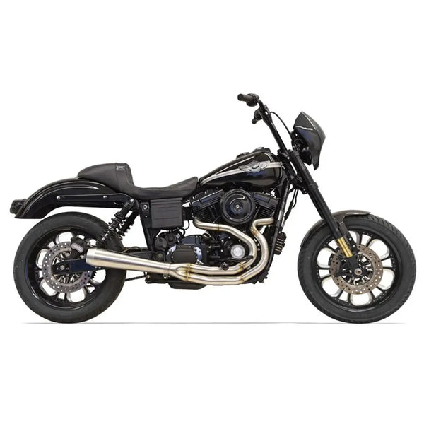 Bassani Road Rage Three Step 2-into-1 Stainless Exhaust System for Harley 06-17 Dyna (excl. FLD)  - Customhoj