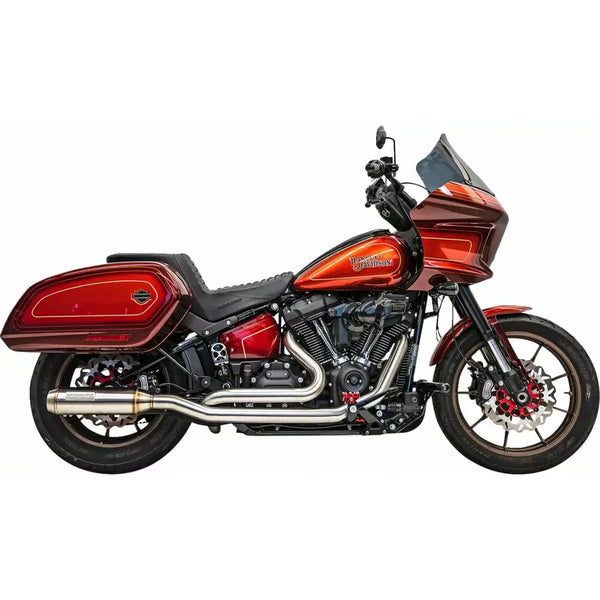 Bassani True Dual Stainless Super Bike Exhaust System for Harley 18-24 Softail FLSB Sport Glide  - Customhoj