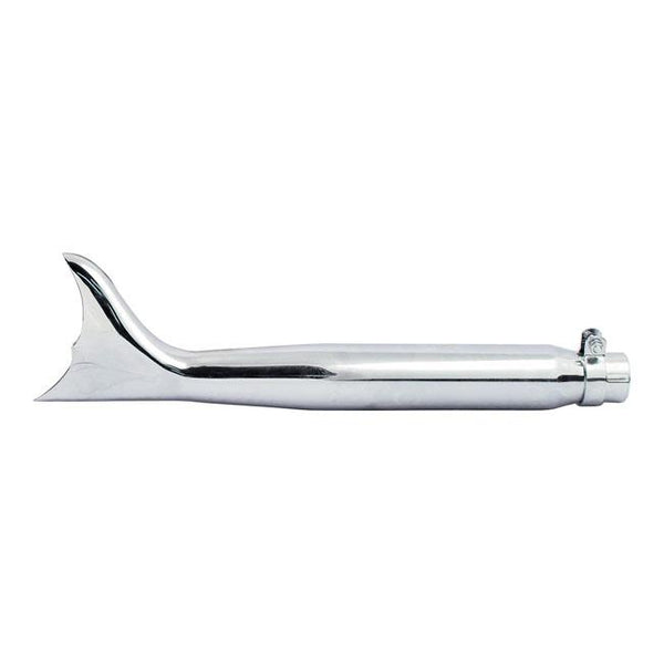 Batwing Fishtail Slip-On Muffler Universal 22" Chrome