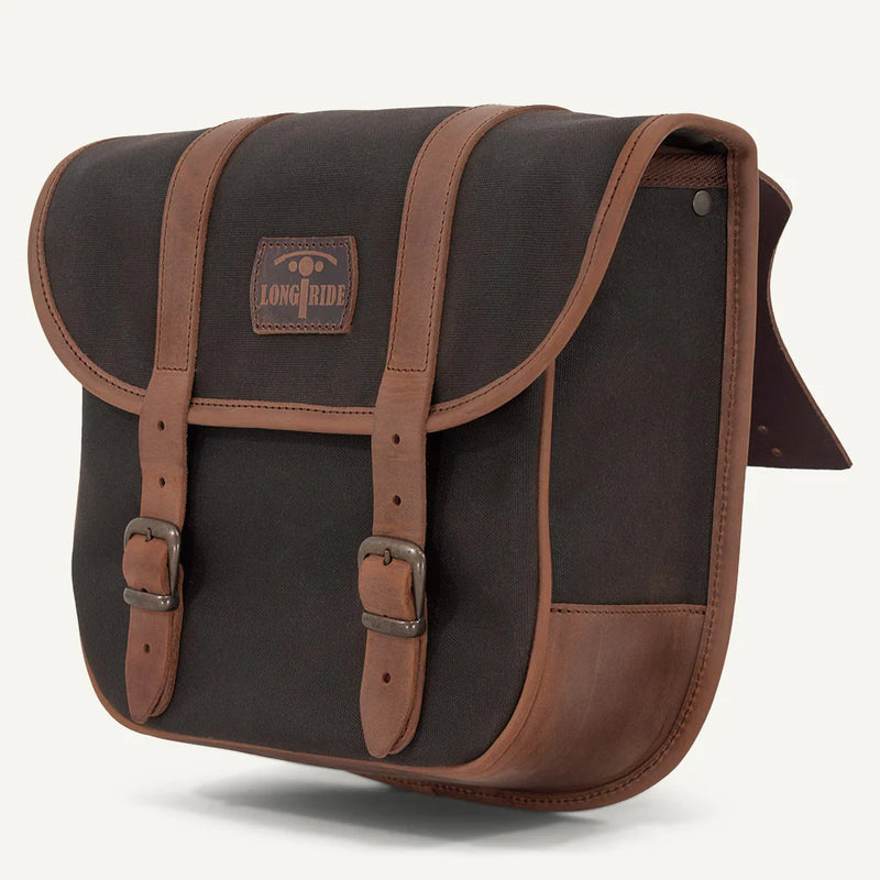 Longride Pannier Universal 18L Throw-Over -moottoripyörän satulalaukkusetti