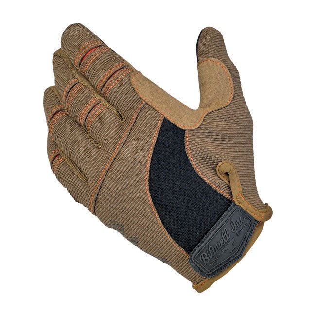 Biltwell Moto Motorcycle Gloves Brown/Orange / XS