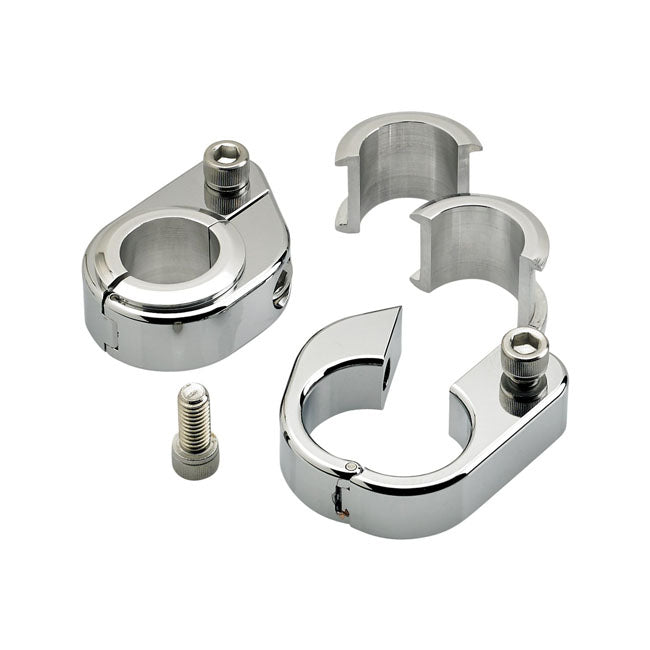 Biltwell Straight o/s Speed Clamps Chrome