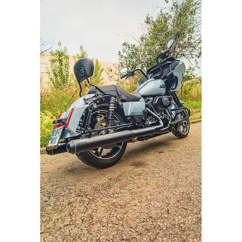 Black Duck Bombardier EC Euro Approved Slip-On Mufflers for Harley  - Customhoj