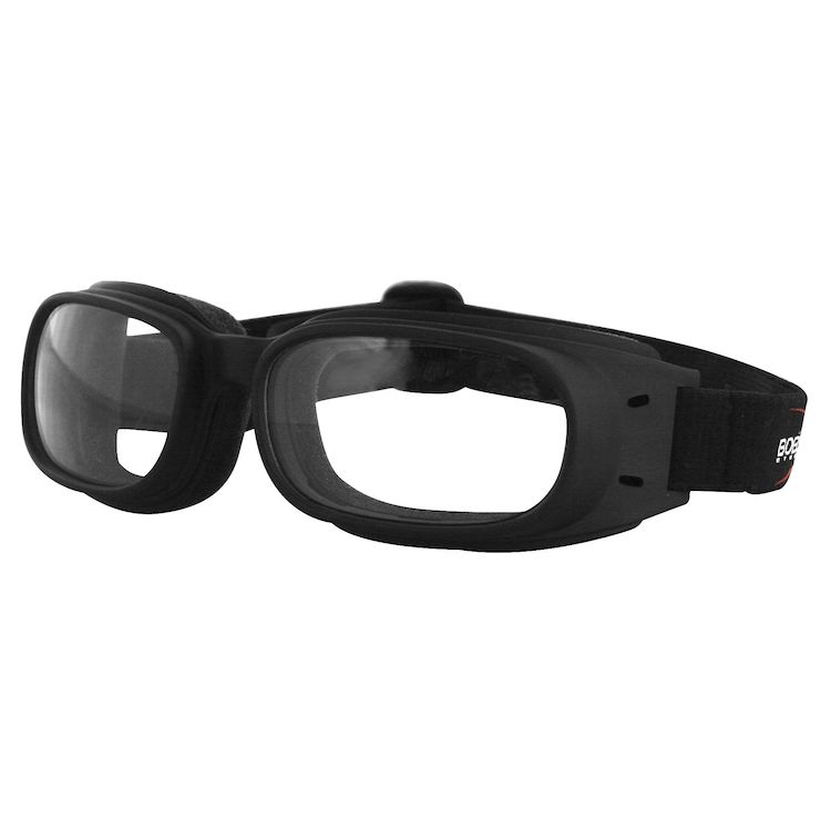Bobster Piston Motorcycle Goggles Clear  - Customhoj