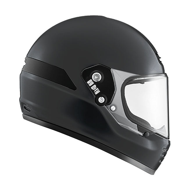 By City Rider Motorcycle Helmet Matte Black